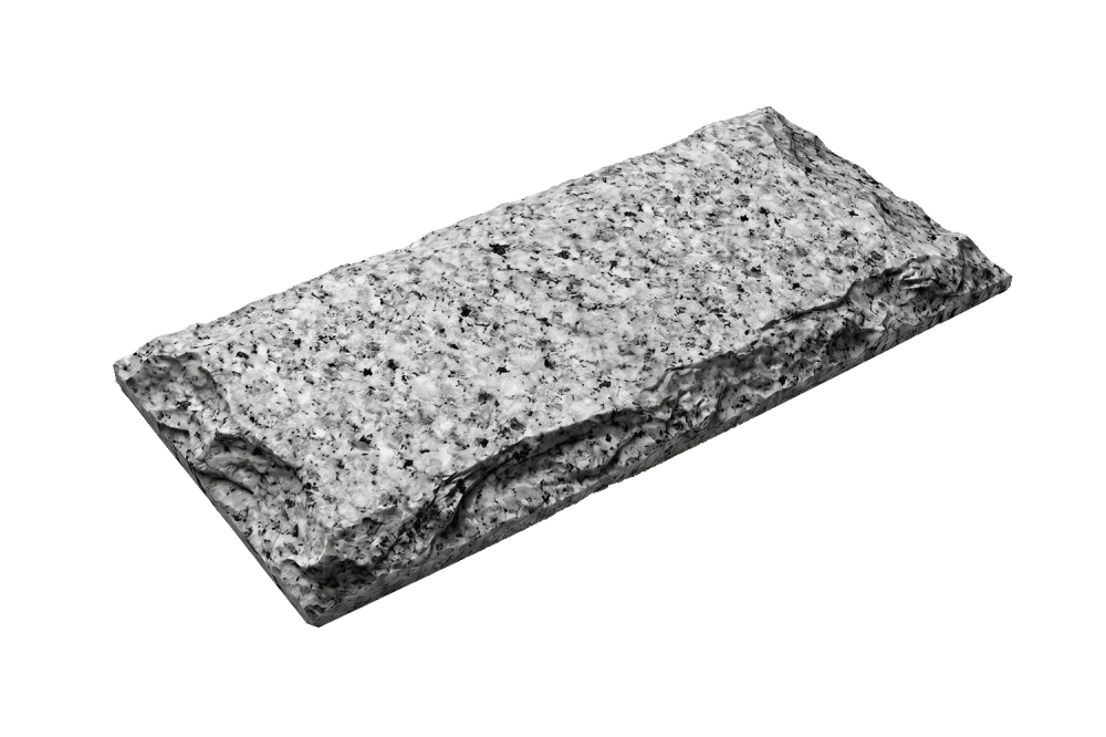 Серая Гранитная плитка Grey, Mushroom под скалу колотая купить в  Элисте